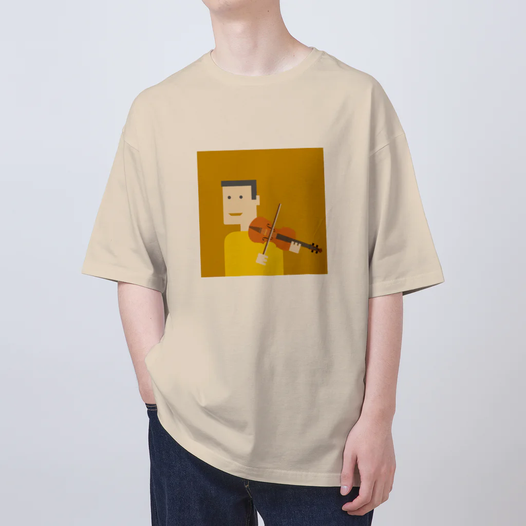 いまさしの意識低いバイオリン弾き Oversized T-Shirt