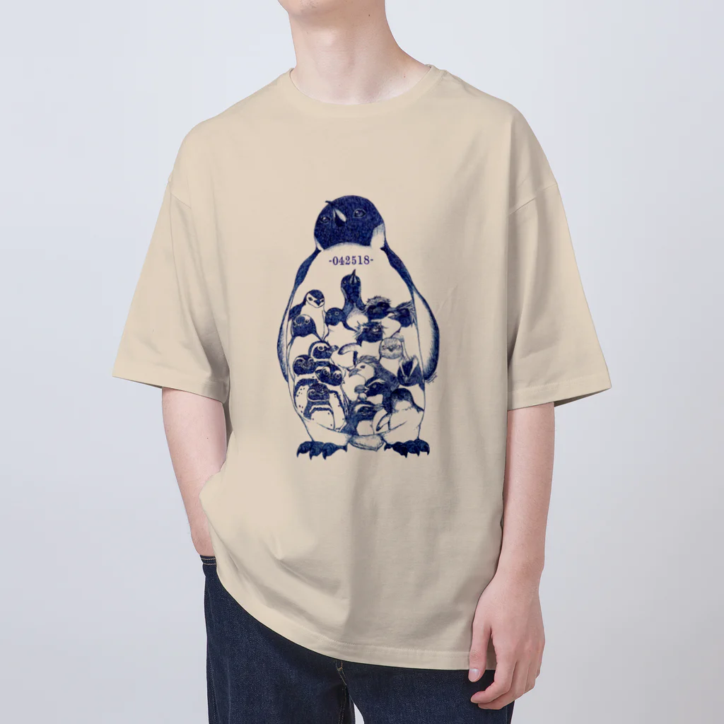 ヤママユ(ヤママユ・ペンギイナ)の-042518-World Penguins Day オーバーサイズTシャツ