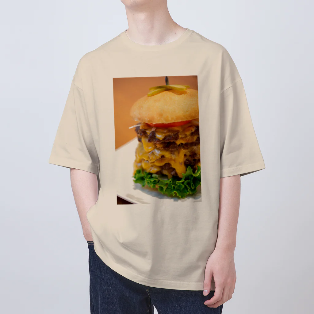 Take2ndのバーガー屋さんのお裾分け Oversized T-Shirt