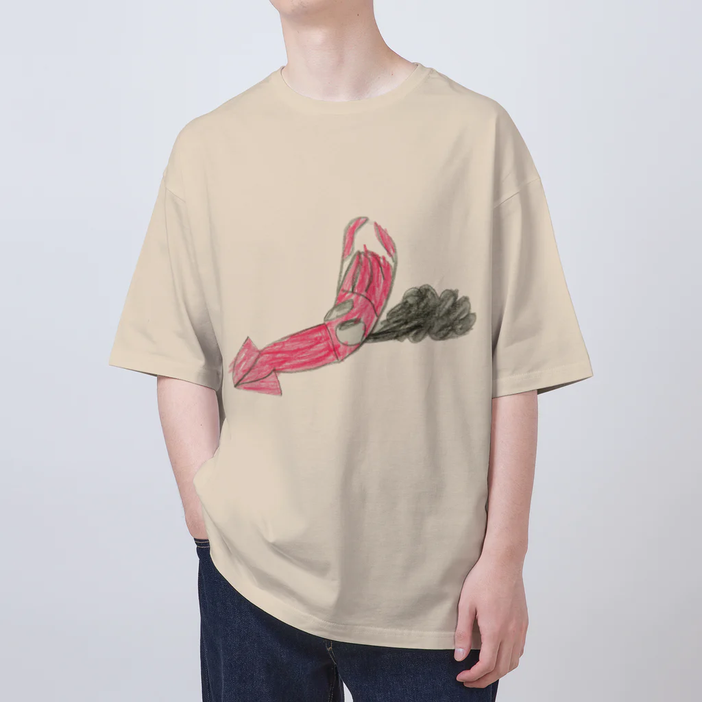 こども深海生物屋さんのすみはきダイオウイカ Oversized T-Shirt