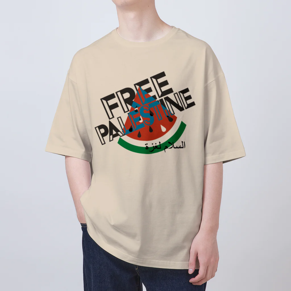 otemochanのFREE PALESTINE オーバーサイズTシャツ