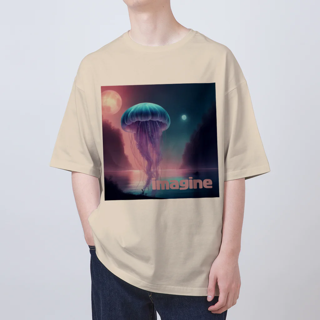 MOONのimagine　moonシリーズ２ Oversized T-Shirt