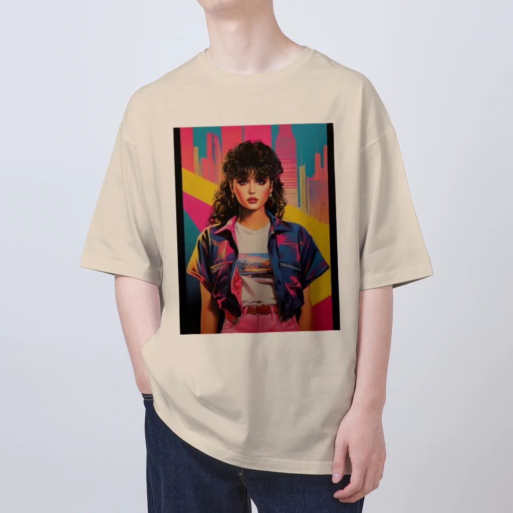 youhouの80's girls　No.2 オーバーサイズTシャツ