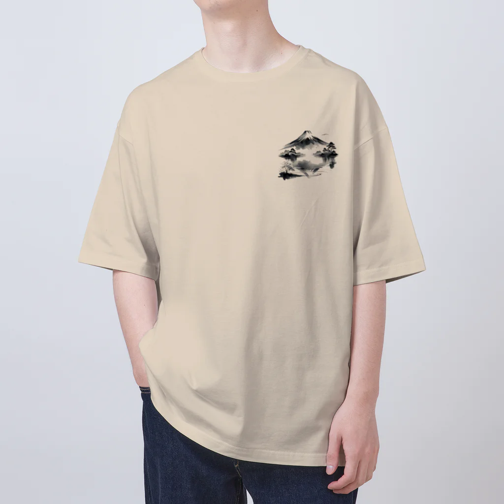 WAFU_JAPANのMirroring Mt.Fuji Oversized T-Shirt