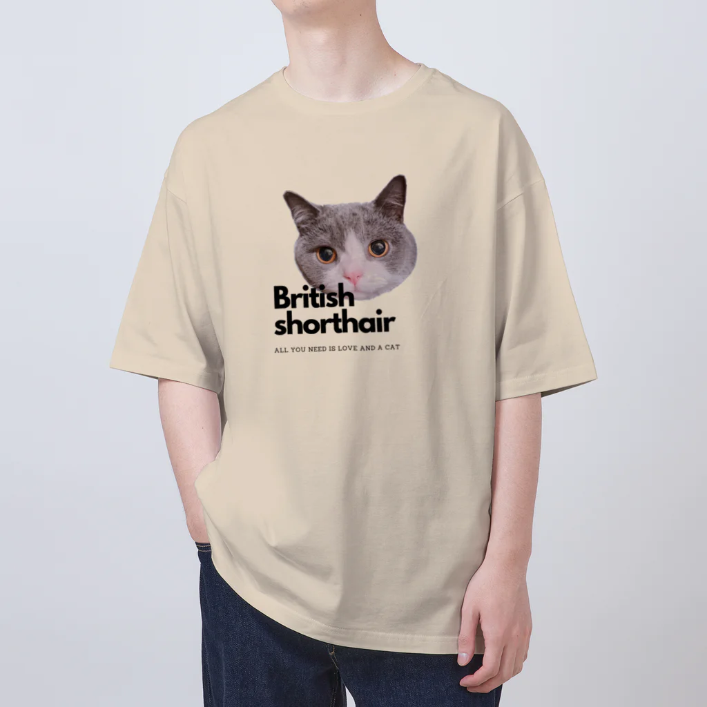 leoncatのBritish Love オーバーサイズTシャツ