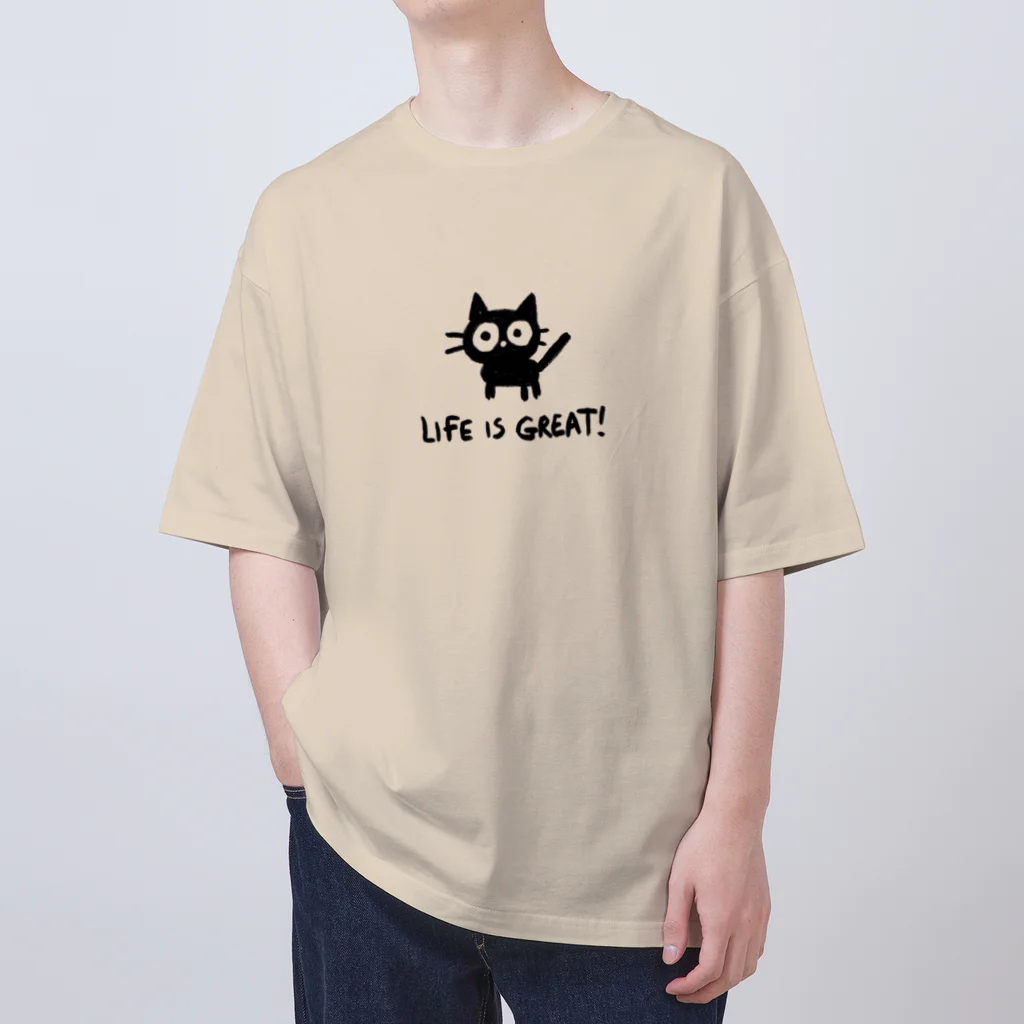 Super_BluemoonのLife is Great !　素晴らしき人生2 Oversized T-Shirt