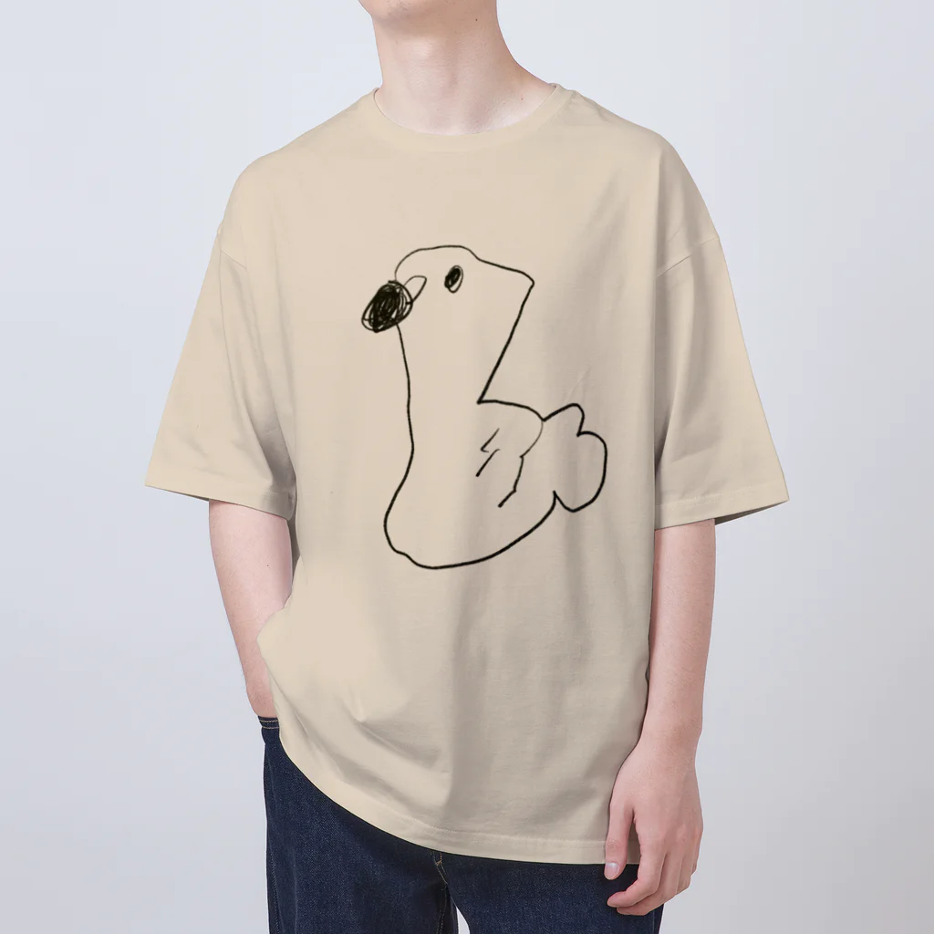 おおむら農場の白鳥 Oversized T-Shirt