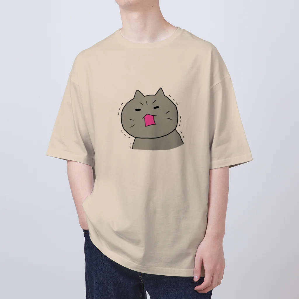 あっしゅのお店のグレー猫プルプル 2 Oversized T-Shirt