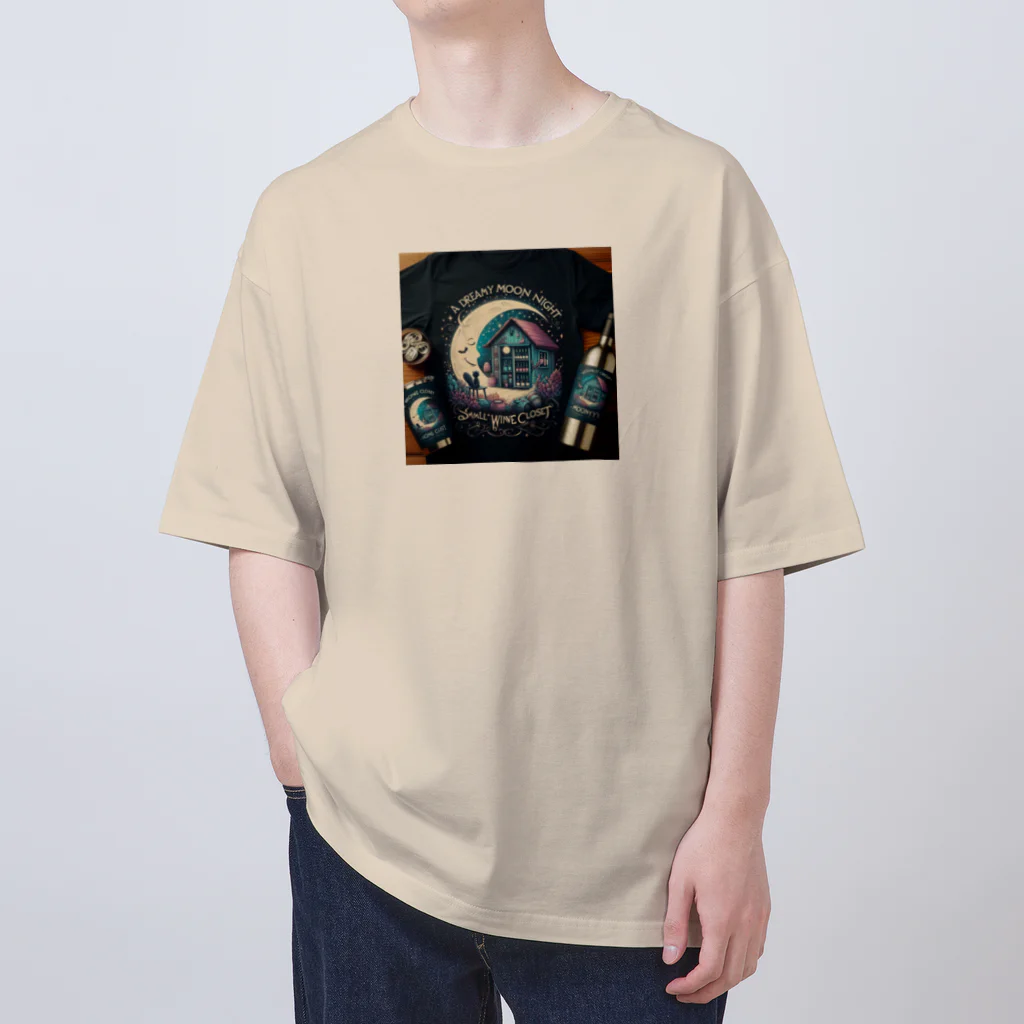 MOONY'S Wine ClosetのA Dreamy moon night Oversized T-Shirt