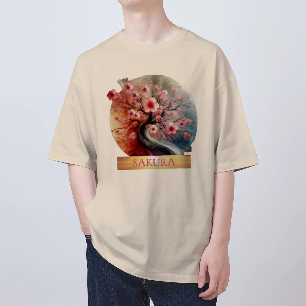 gates_of_heavenのSAKURA Oversized T-Shirt