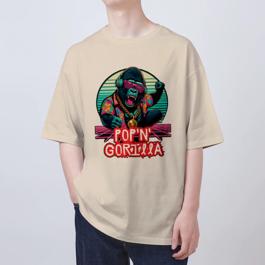 Donky Goriのポップンゴリラ5 オーバーサイズTシャツ