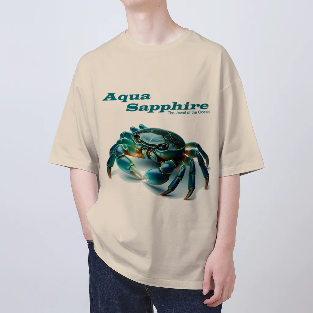 MatrixSphereのAqua Sapphire Oversized T-Shirt