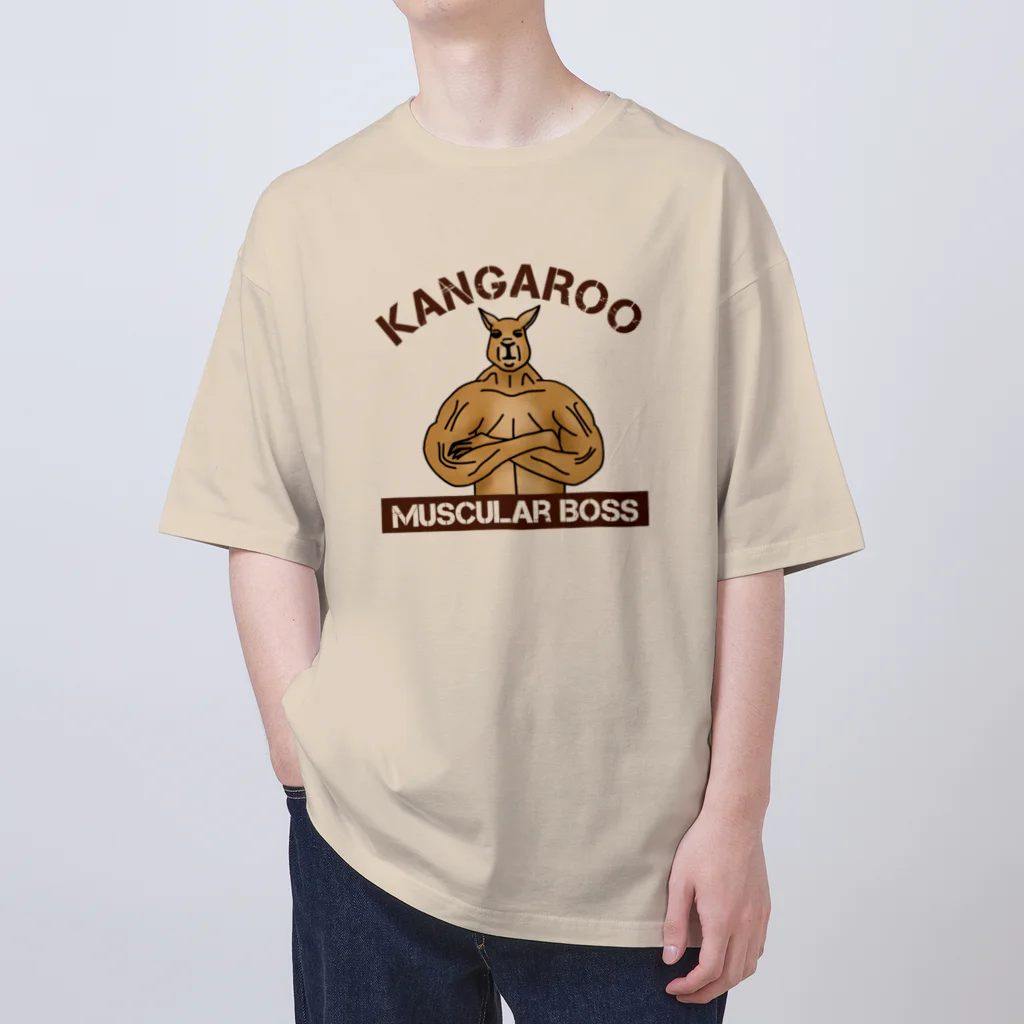 すとろべりーガムFactoryのマッチョカンガルーのボス Oversized T-Shirt