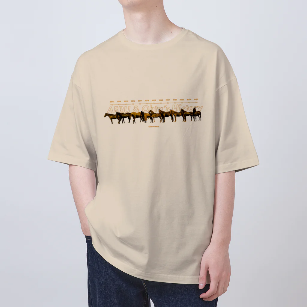 Loveuma. official shopのAERU & Ohta’s History by AERU Oversized T-Shirt