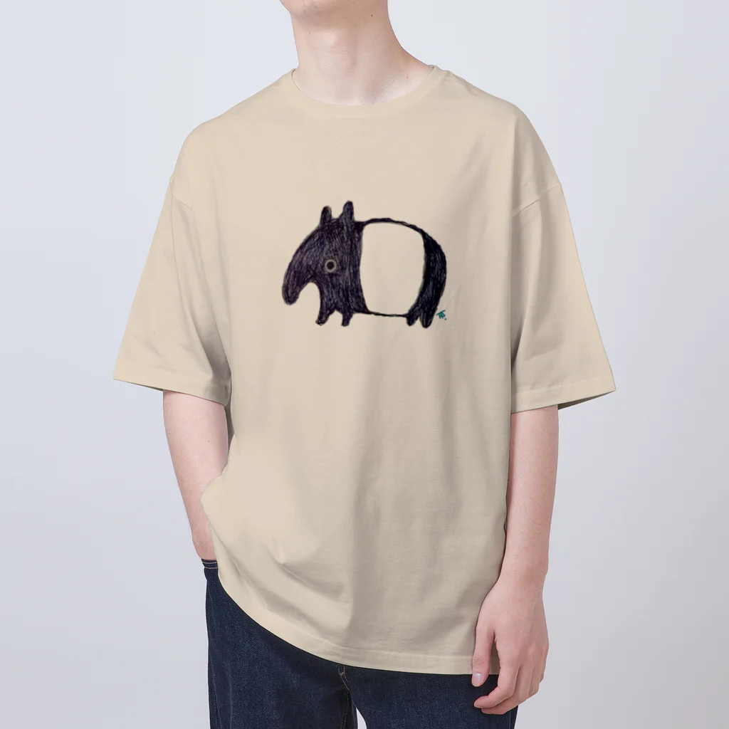 SWのマレーバク（透過ver） Oversized T-Shirt