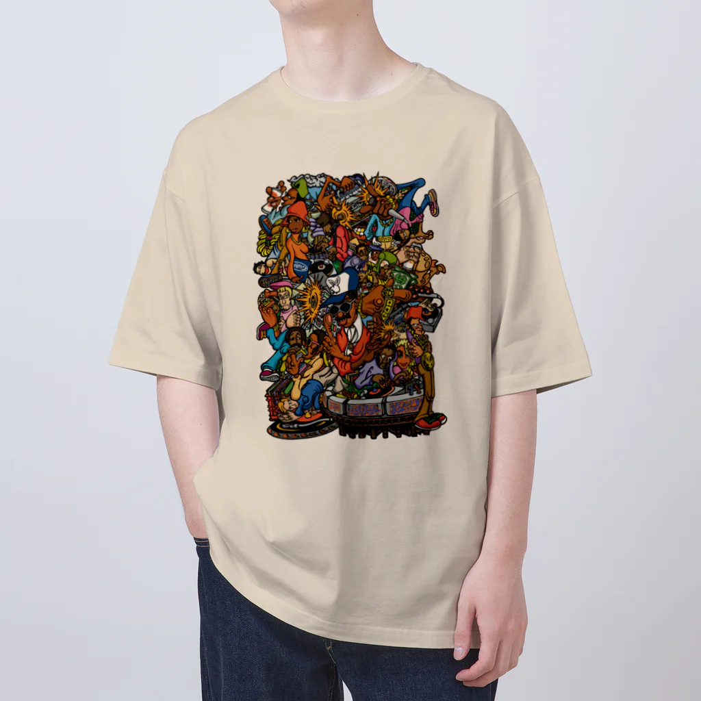 スタムラ屋のOld School Hip Hop Oversized T-Shirt