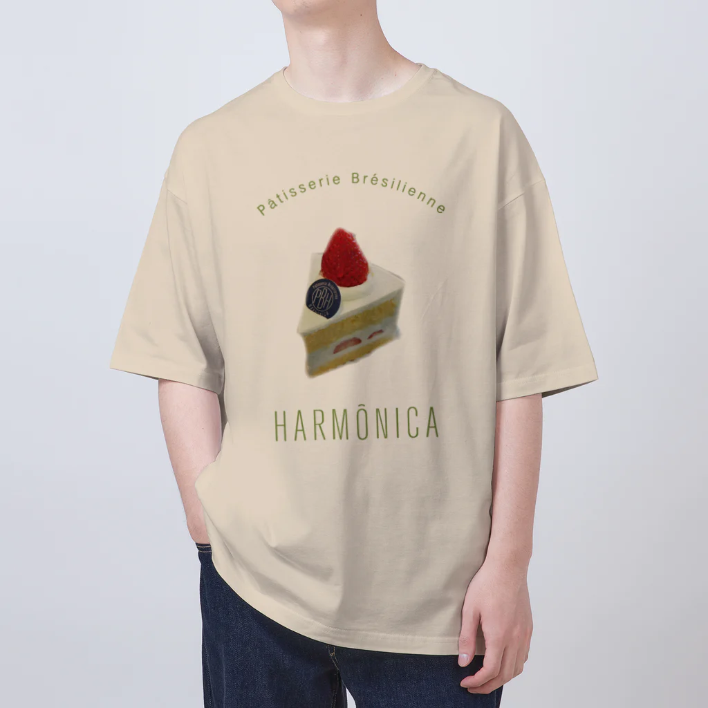 パティスリーハーモニカのハーモニカショートケーキ オーバーサイズTシャツ