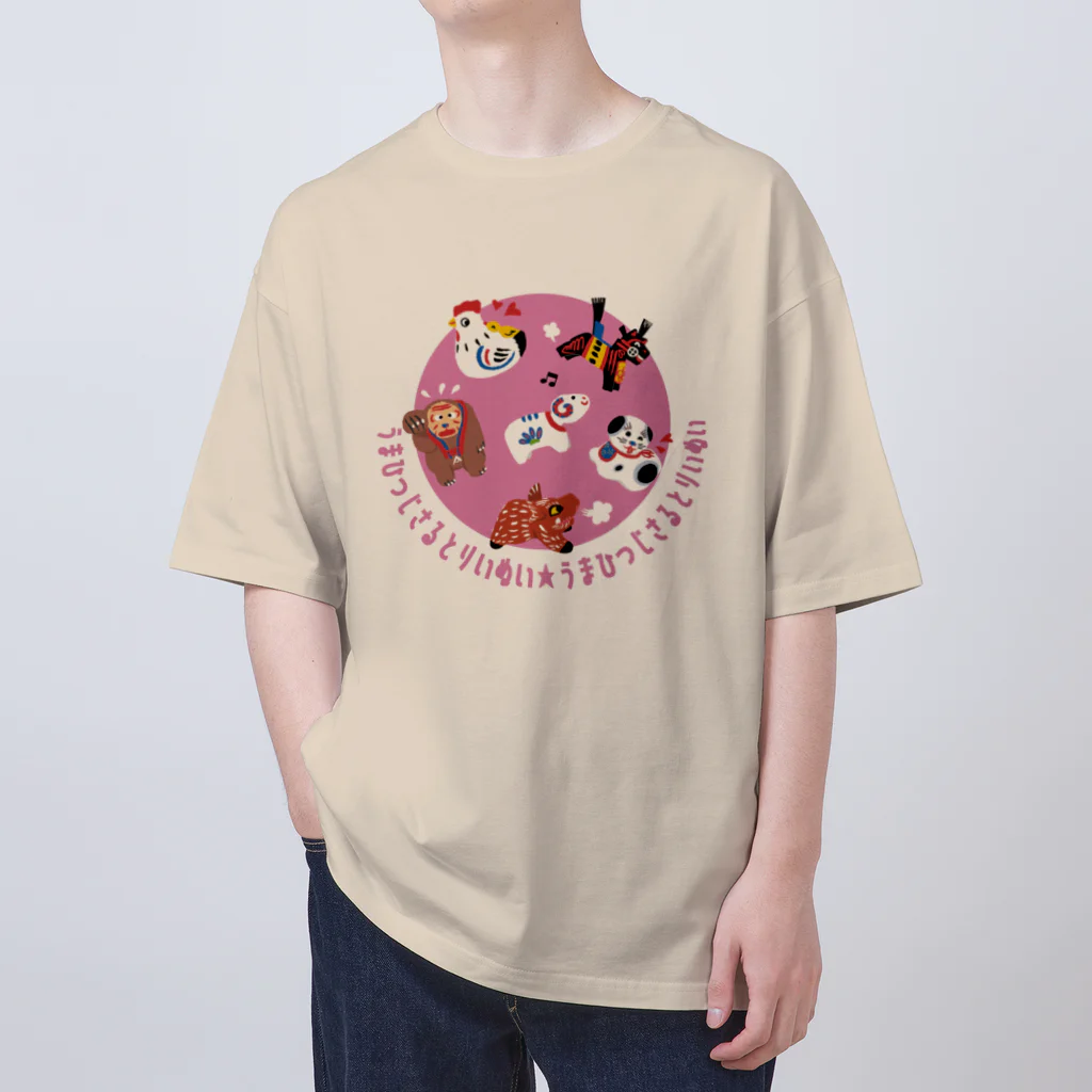 SU-KUのうまひつじさるとりいぬい Oversized T-Shirt