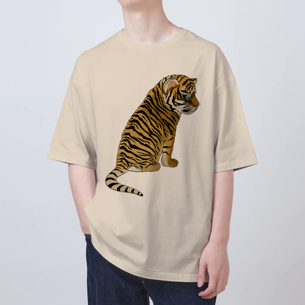 LalaHangeulの虎の子 オーバーサイズTシャツ