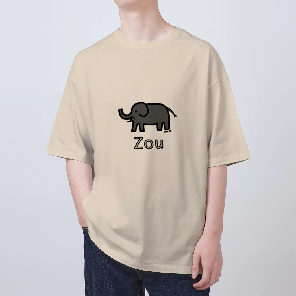 MrKShirtsのZou (ゾウ) 色デザイン Oversized T-Shirt