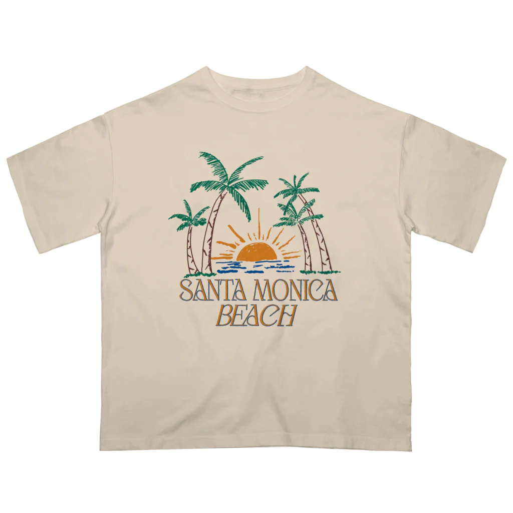 onigiri-dayoの🌴サンタモニカビーチ🌴 オーバーサイズTシャツ