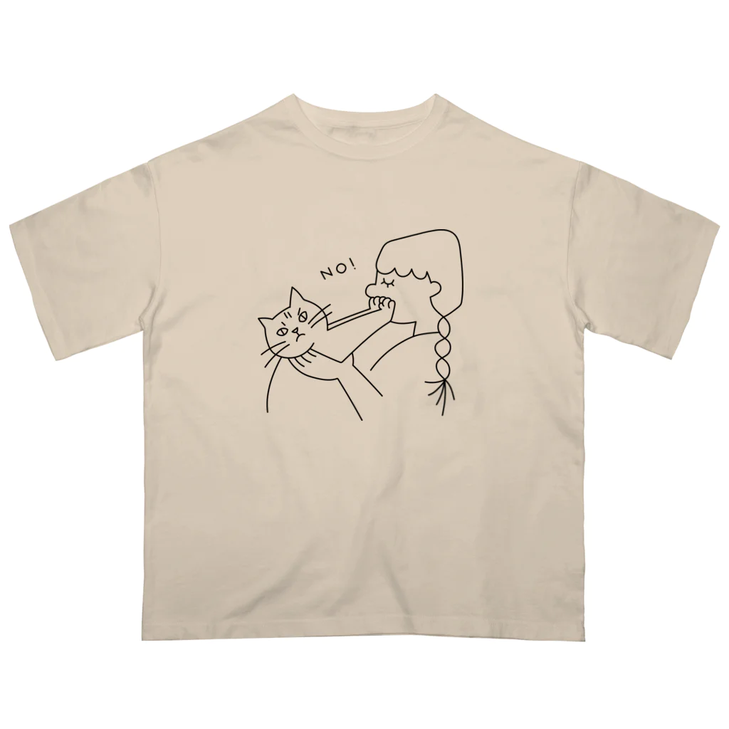 かにのたけなみのお断りねこ Oversized T-Shirt