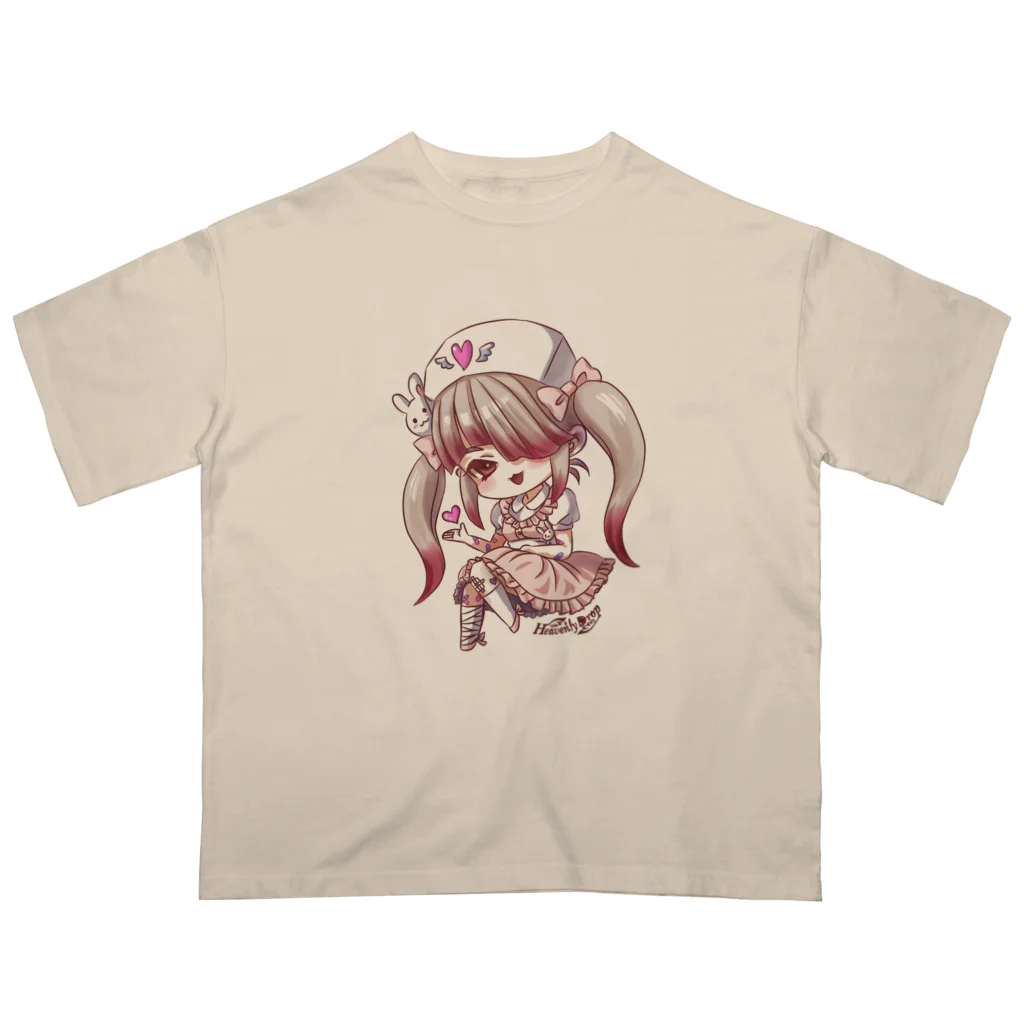 Heavenly Dropのピンクナースちゃん オーバーサイズTシャツ