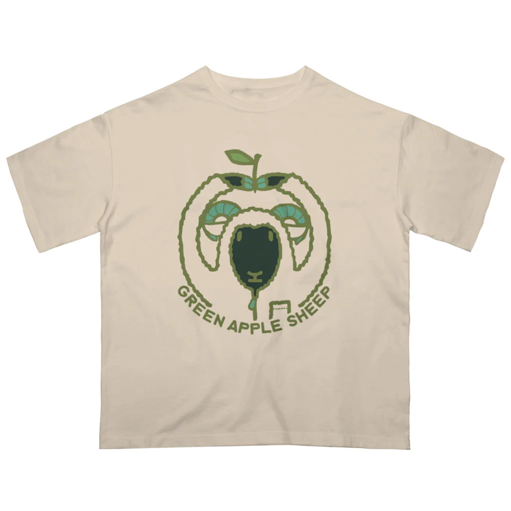 yuccoloの青林檎羊 オーバーサイズTシャツ
