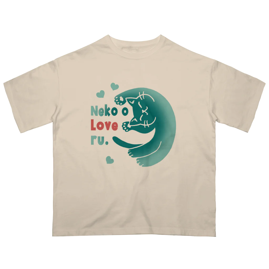 SU-KUの猫をLoveる・改 オーバーサイズTシャツ