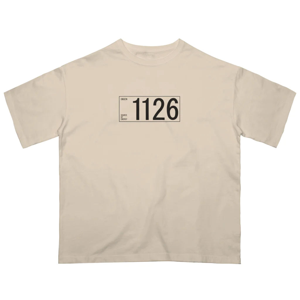 温泉グッズ@ブーさんとキリンの生活の1126(ダークグレー) Oversized T-Shirt