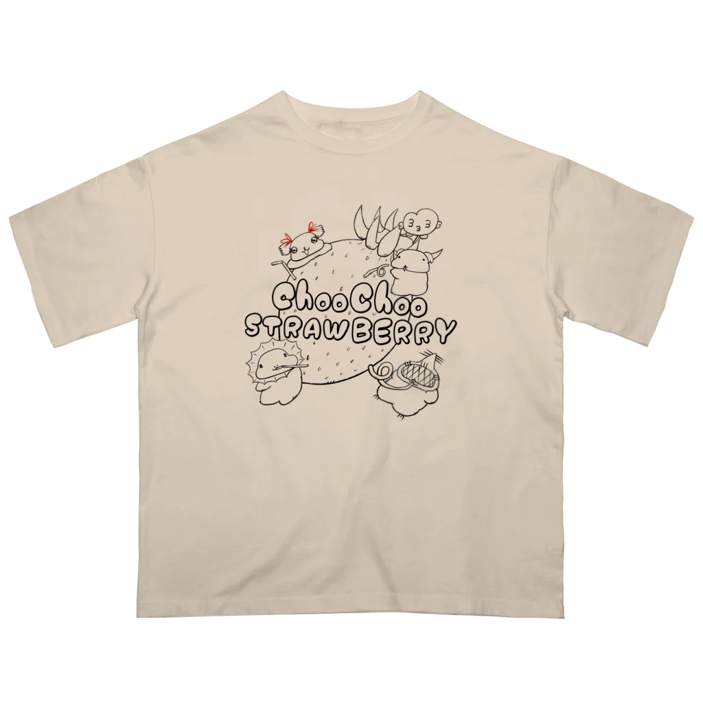 まるちょ屋のチューチューストロベリー🍓 オーバーサイズTシャツ