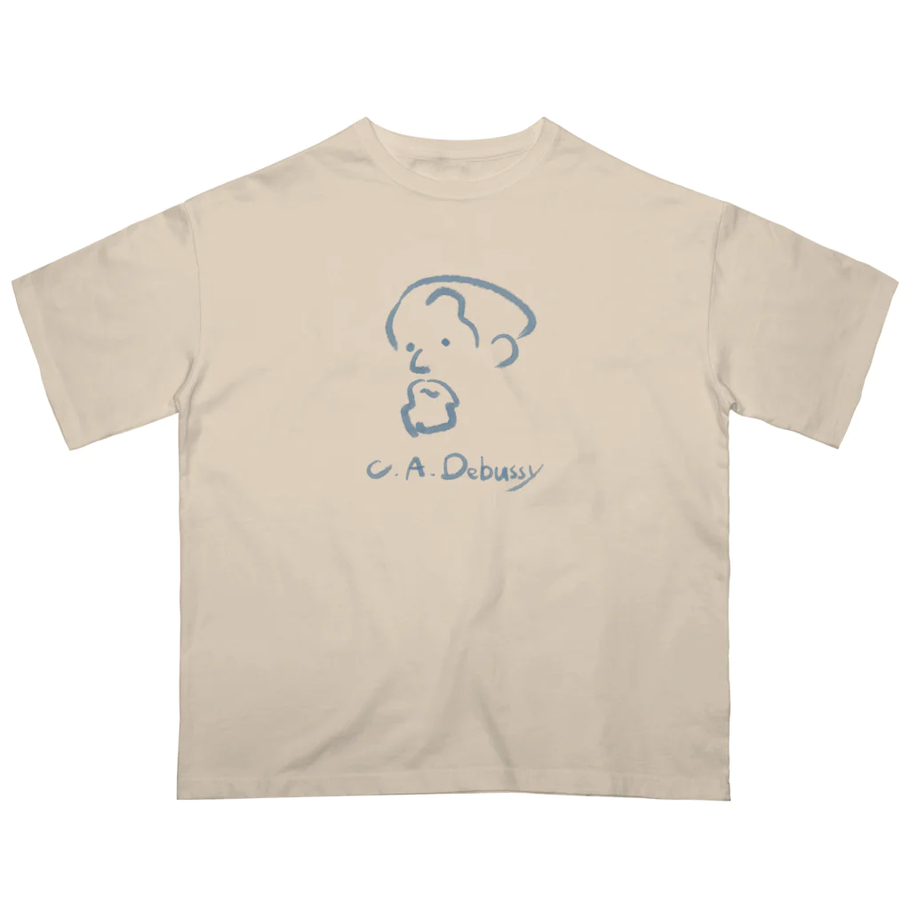 OSHIYOMANのドビュッシー　C.A.Debussy オーバーサイズTシャツ