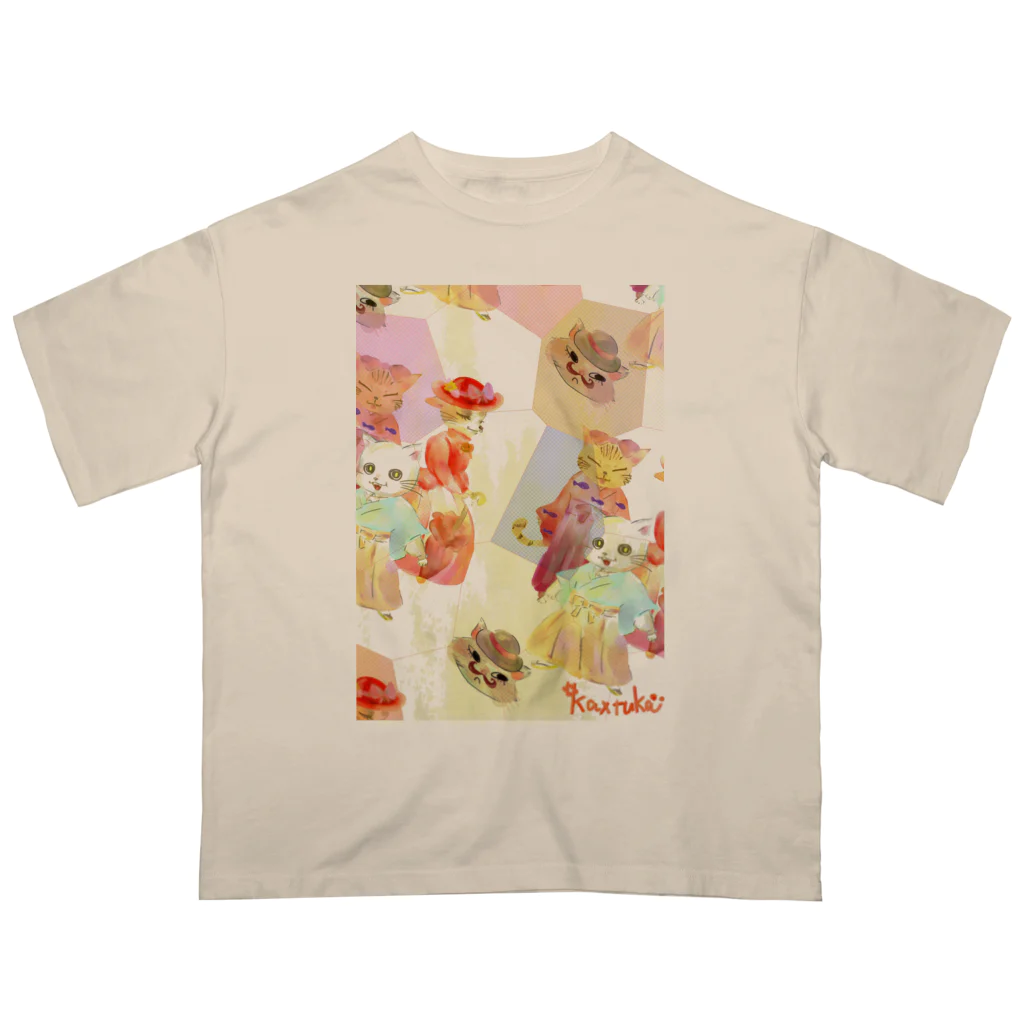 kaxtukaの猫ロマ Oversized T-Shirt