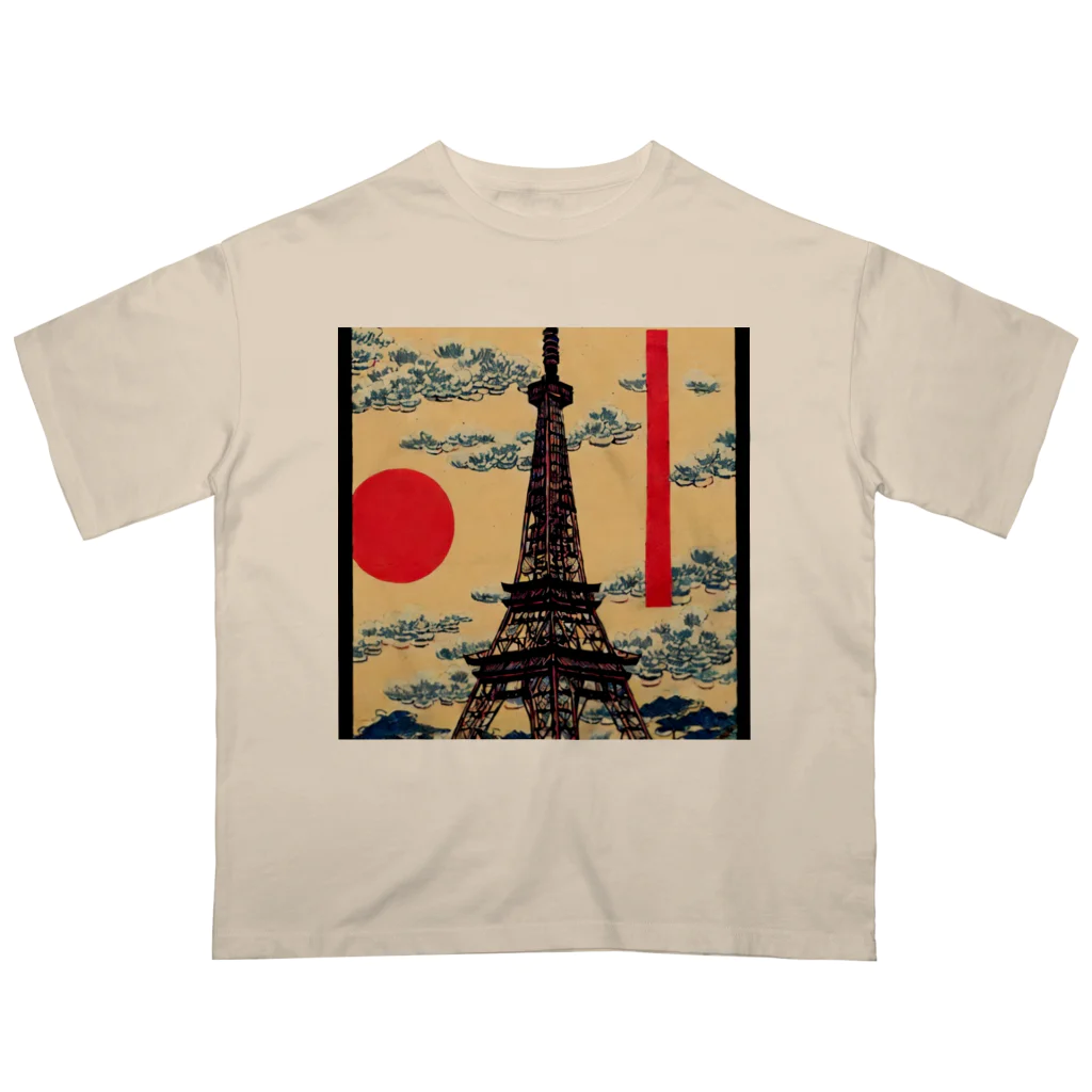 ozizousanのtokyotower8 オーバーサイズTシャツ