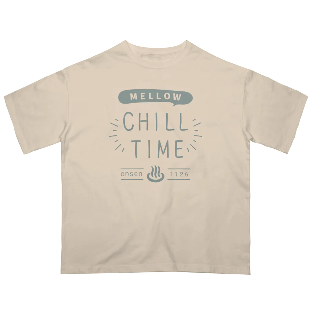 温泉グッズ@ブーさんとキリンの生活のCHILL TIME オーバーサイズTシャツ