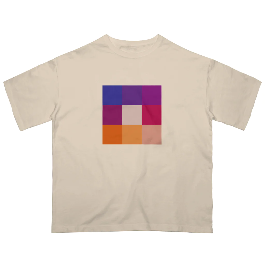 3×3 のドット絵のインスタ - 3×3 のドット絵 オーバーサイズTシャツ