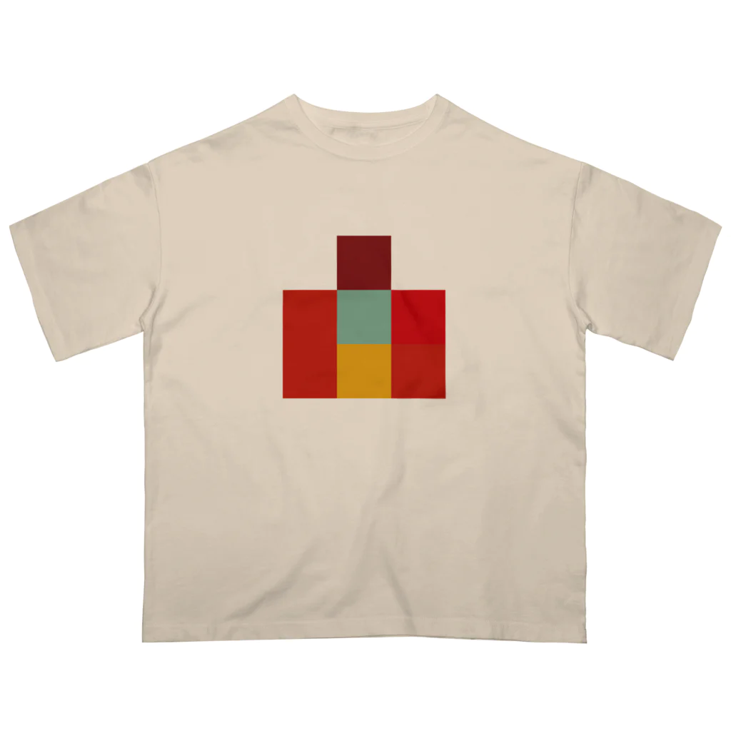 3×3 のドット絵のホアキンフェニックス - 3×3 のドット絵 オーバーサイズTシャツ