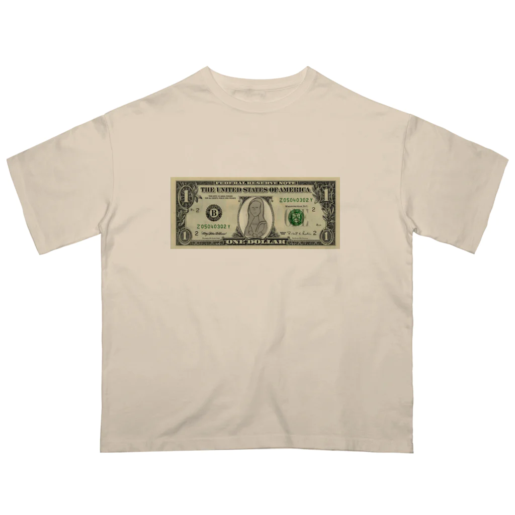 Genart0717のMonalisamoney オーバーサイズTシャツ