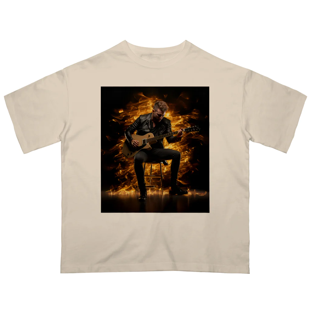 Phantom_Design_Studioのギタリスト Oversized T-Shirt