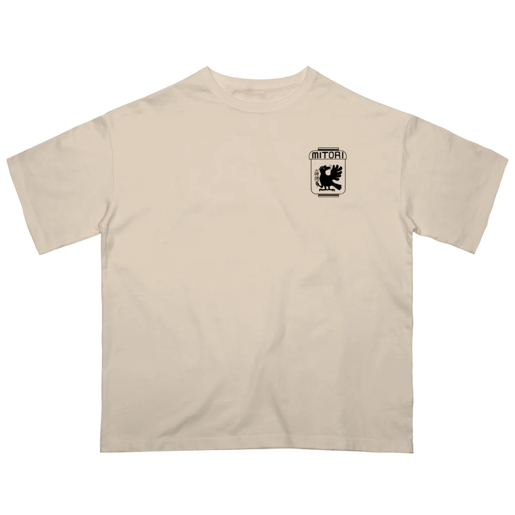 山わらふのみとりのTシャツ白 Oversized T-Shirt