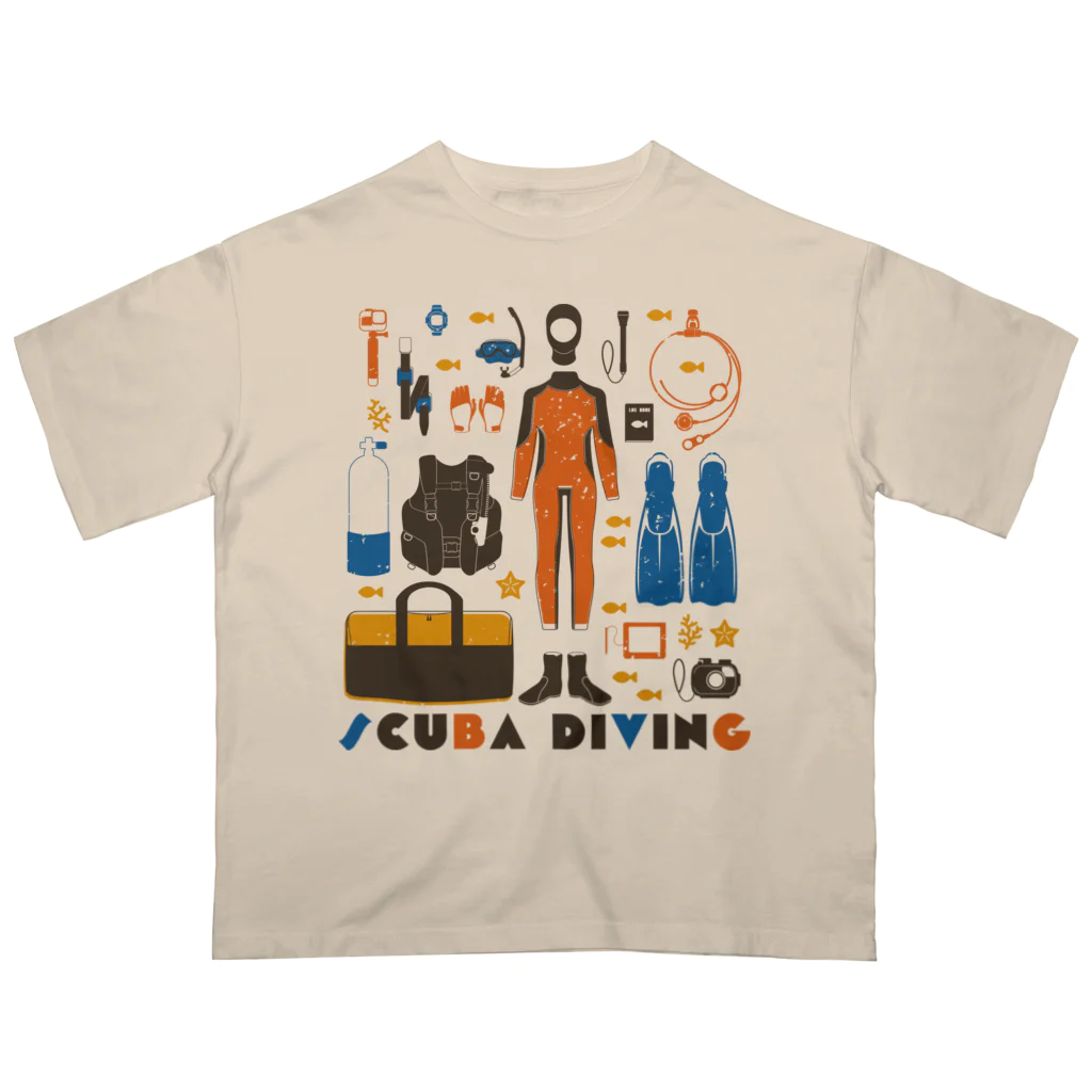 シマノカタチのSCUBA DIVING  オーバーサイズTシャツ