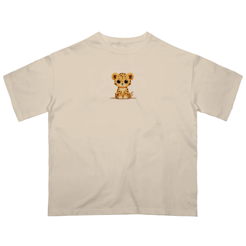 BunnyBloomのcute cheetah オーバーサイズTシャツ