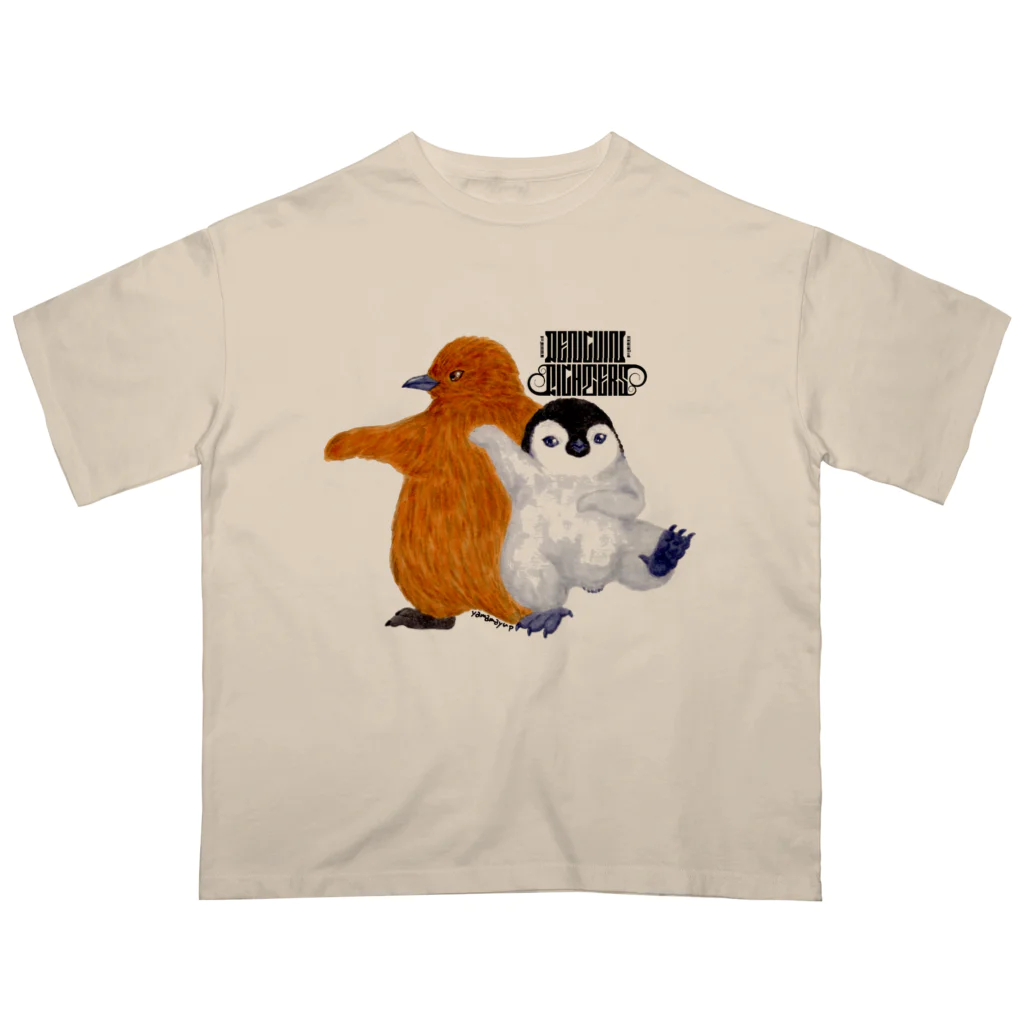 ヤママユ(ヤママユ・ペンギイナ)のPENGUIN FIGHTERS【Hina】 オーバーサイズTシャツ