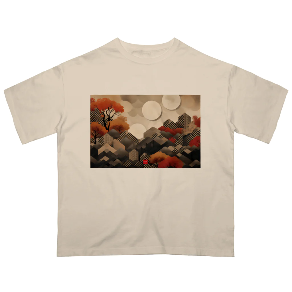 まみおデザインのautumn オーバーサイズTシャツ