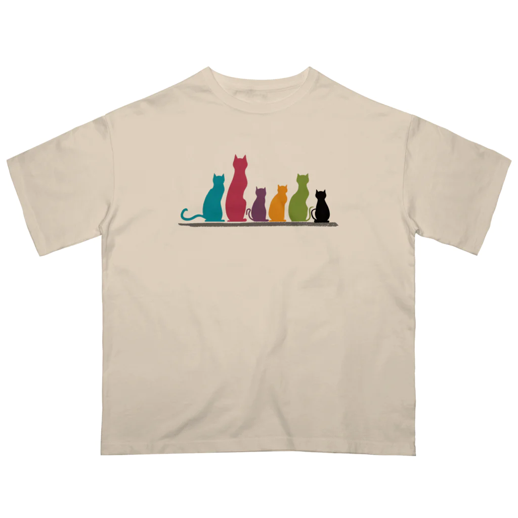 きら星の猫えんぴつ オーバーサイズTシャツ