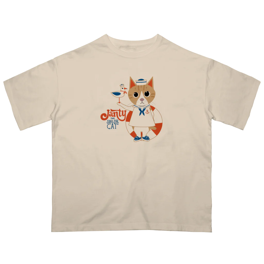 CATLESのCATLES ジャンティ・ザ・セーラーキャット Oversized T-Shirt