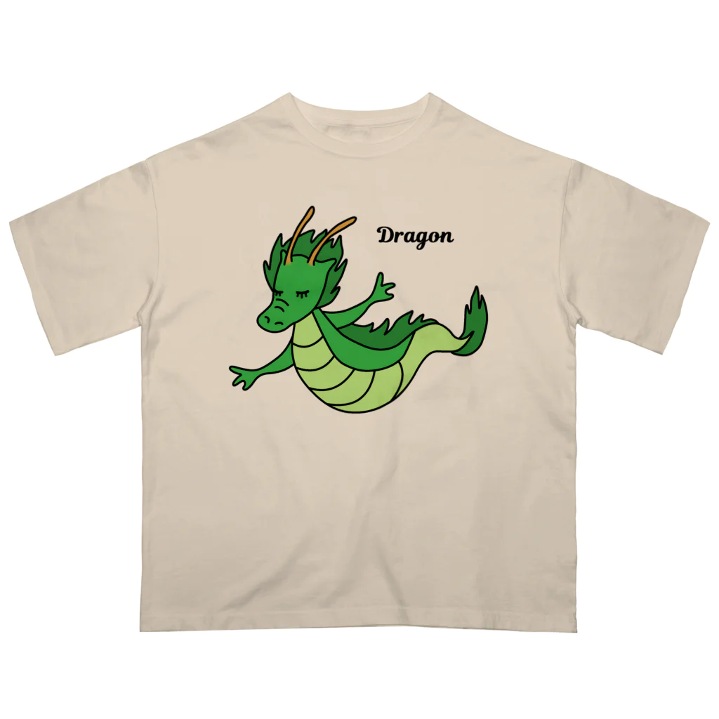 ハナのお店のドラゴン オーバーサイズTシャツ