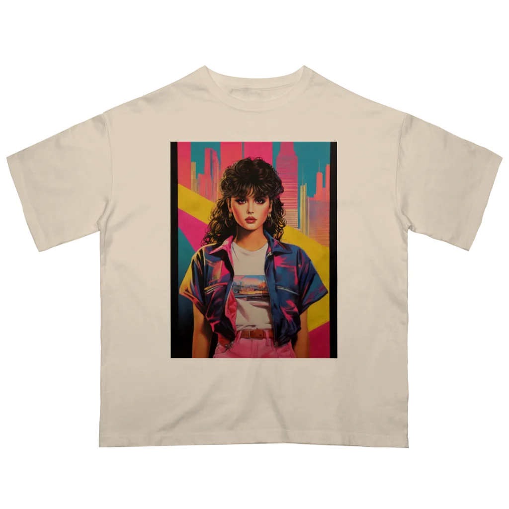 youhouの80's girls　No.2 オーバーサイズTシャツ