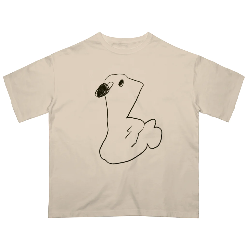 おおむら農場の白鳥 Oversized T-Shirt