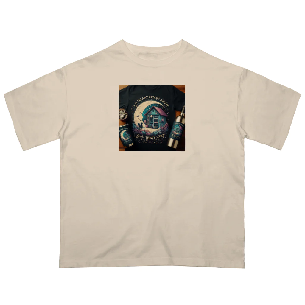 MOONY'S Wine ClosetのA Dreamy moon night Oversized T-Shirt